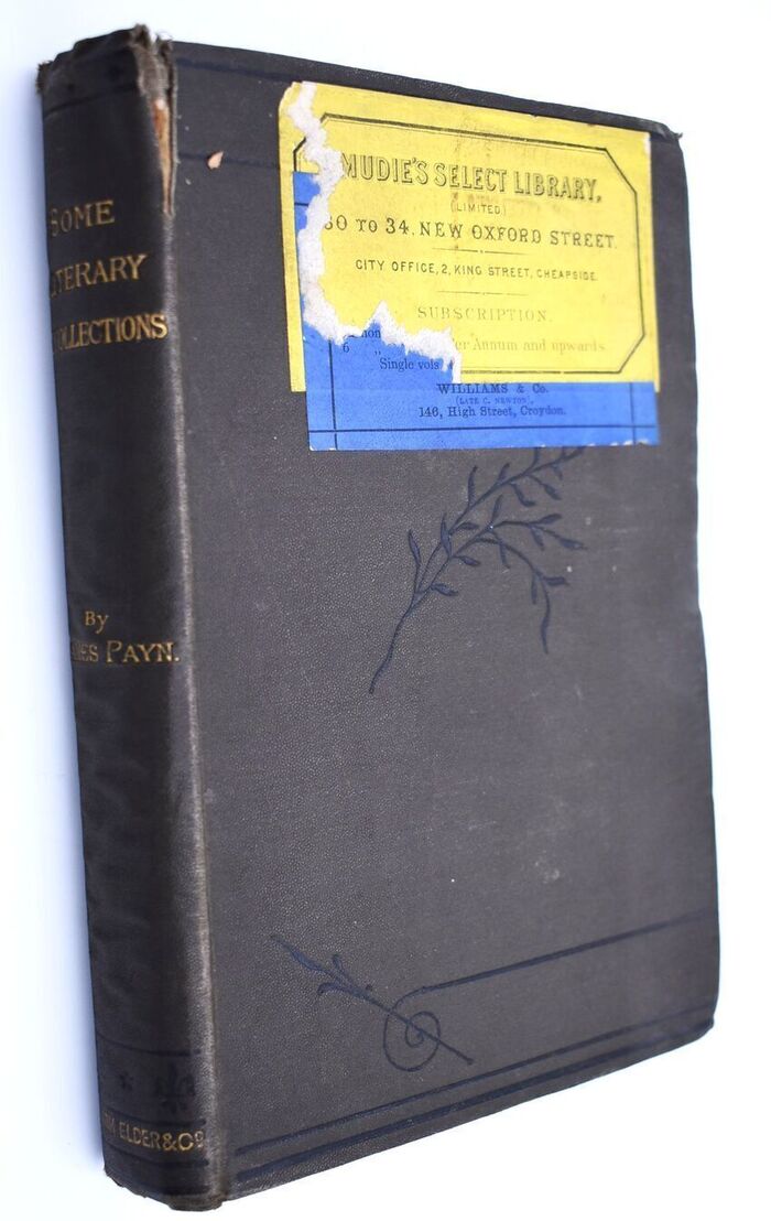 Some Literary Recollections Image