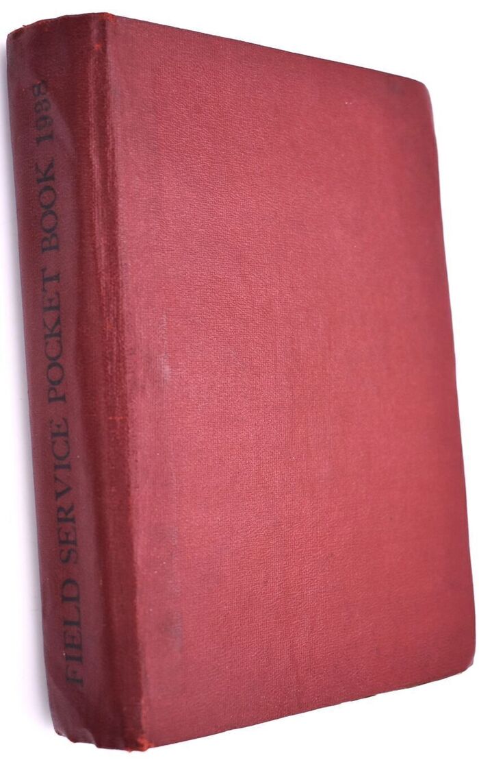 Field Service Pocket Book 1938 Image
