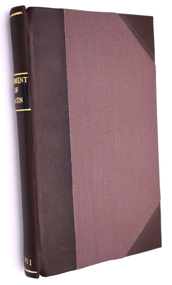 THE RUDIMENTS OF THE LATIN TONGUE: Or, A Plain And Easy Introduction To Latin Grammar Image