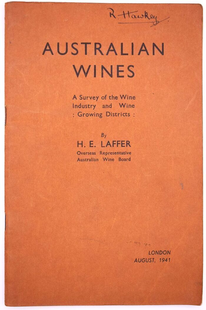 AUSTRALIAN WNES A Survey Of The Wine Industry And Growing Districts Image