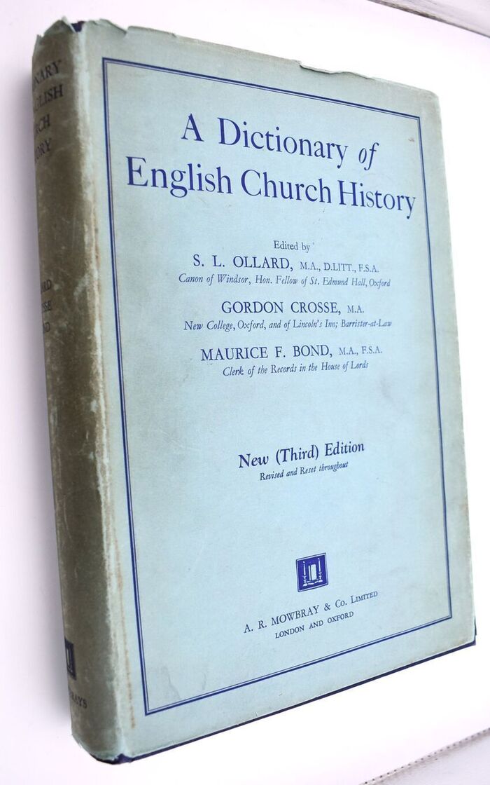 A Dictionary Of English Church History Image