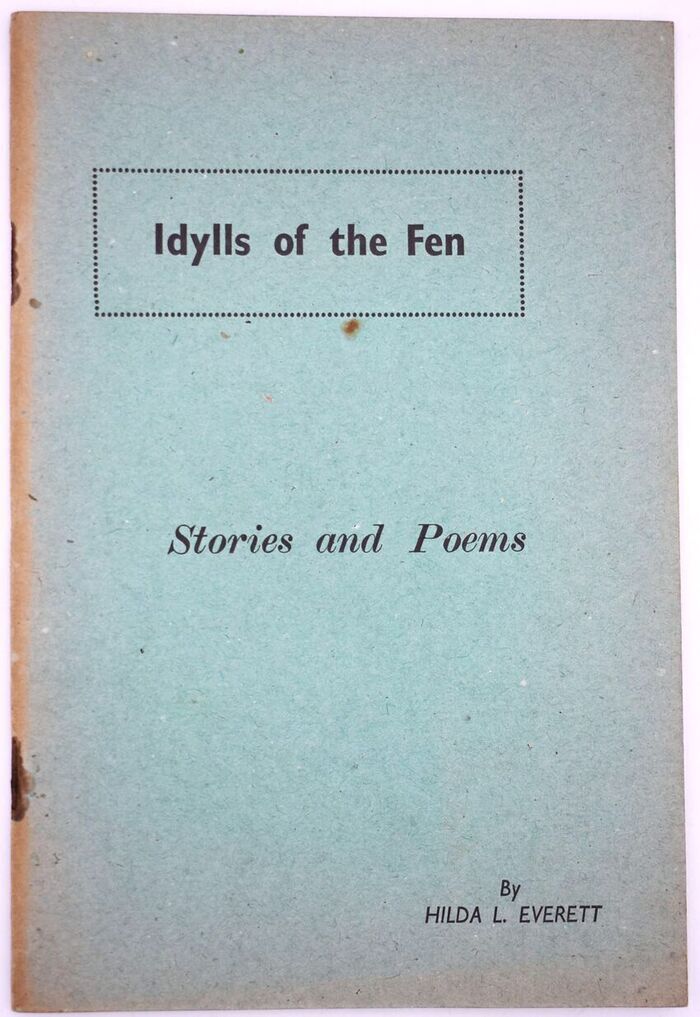 IDYLLS OF THE FEN Stories And Poems Image