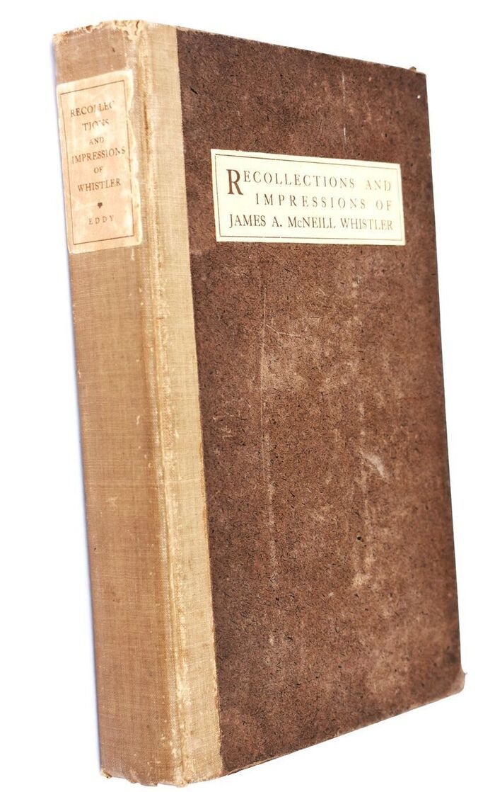 Recollections And Impressions Of James A McNeill Whistler Image