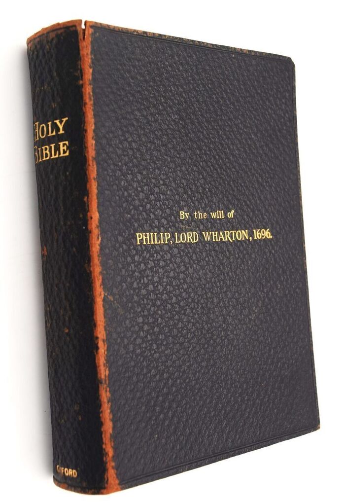 THE HOLY BIBLE Containing The Old And New Testaments [Wharton Bible] Image