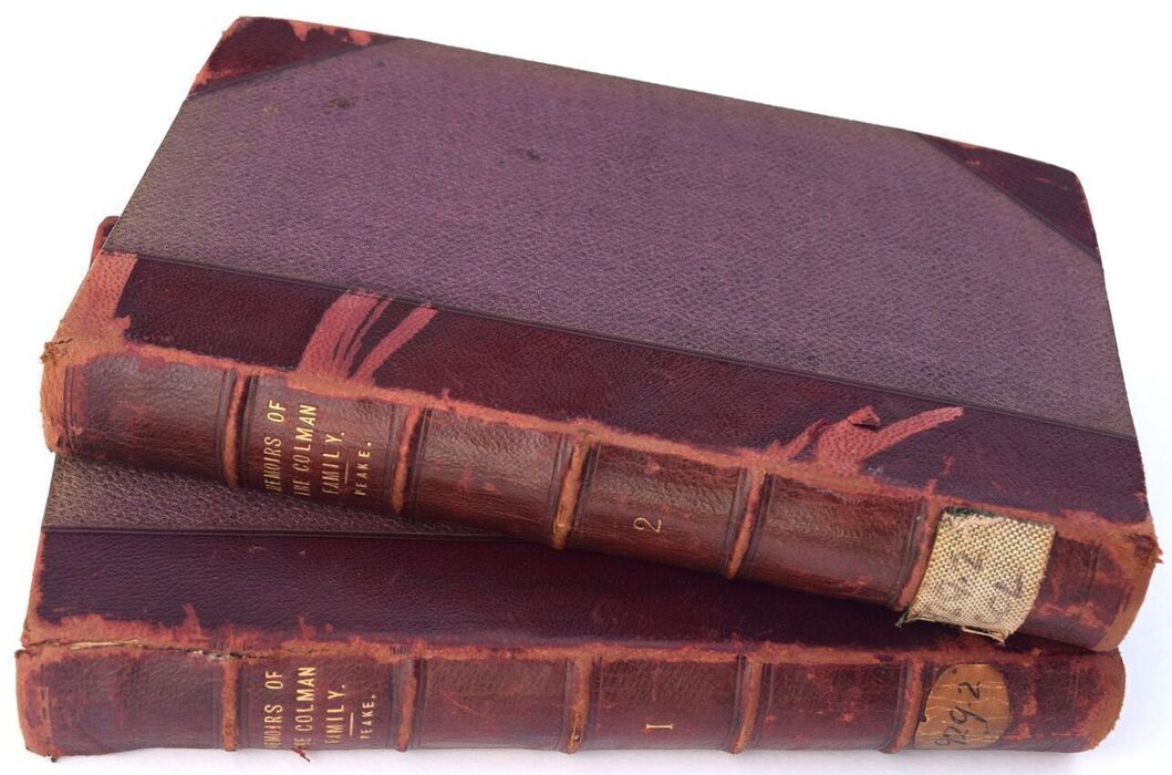 MEMOIRS OF THE COLMAN FAMILY, Including Their Correspondence With The Most Distinguished Personages Of Their Time [Two Volumes] Image