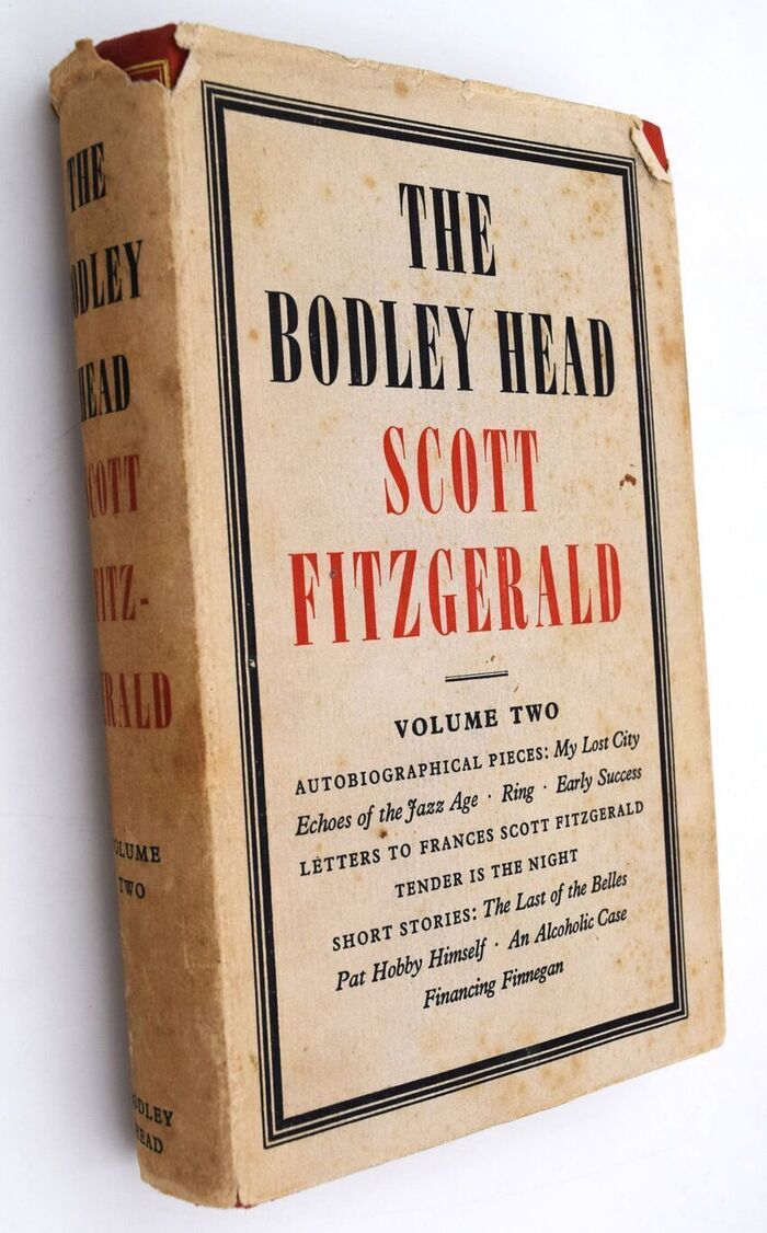 The Bodley Head Scott Fitzgerald Volume Two : Tender Is The Night; Autobiographical Pieces; Letters To Frances Scott Fitzgerald; And Four Short Stories Image