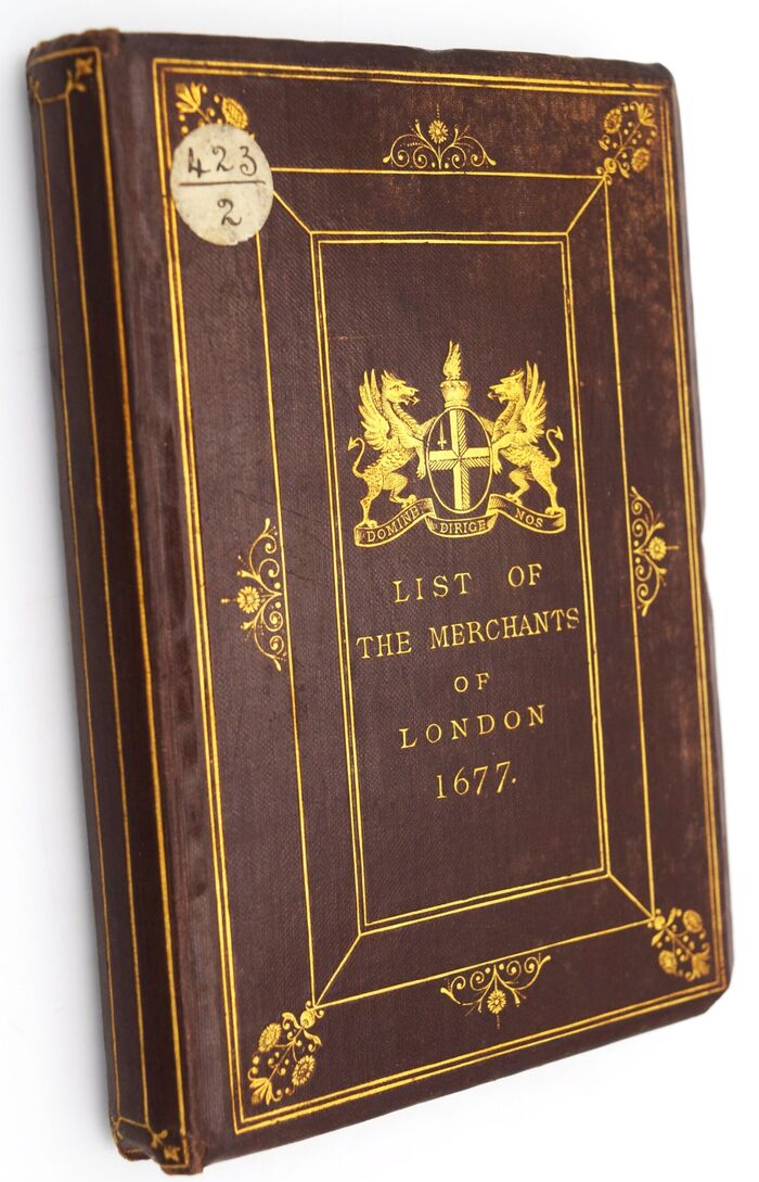 THE LITTLE LONDON DIRECTORY OF 1677. The Oldest Printed List Of The Merchants And Bankers Of London. Reprinted From The Exceedingly Rare Original; With An Introduction Pointing Out Some Of The Most Eminent Merchants Of The Period Image