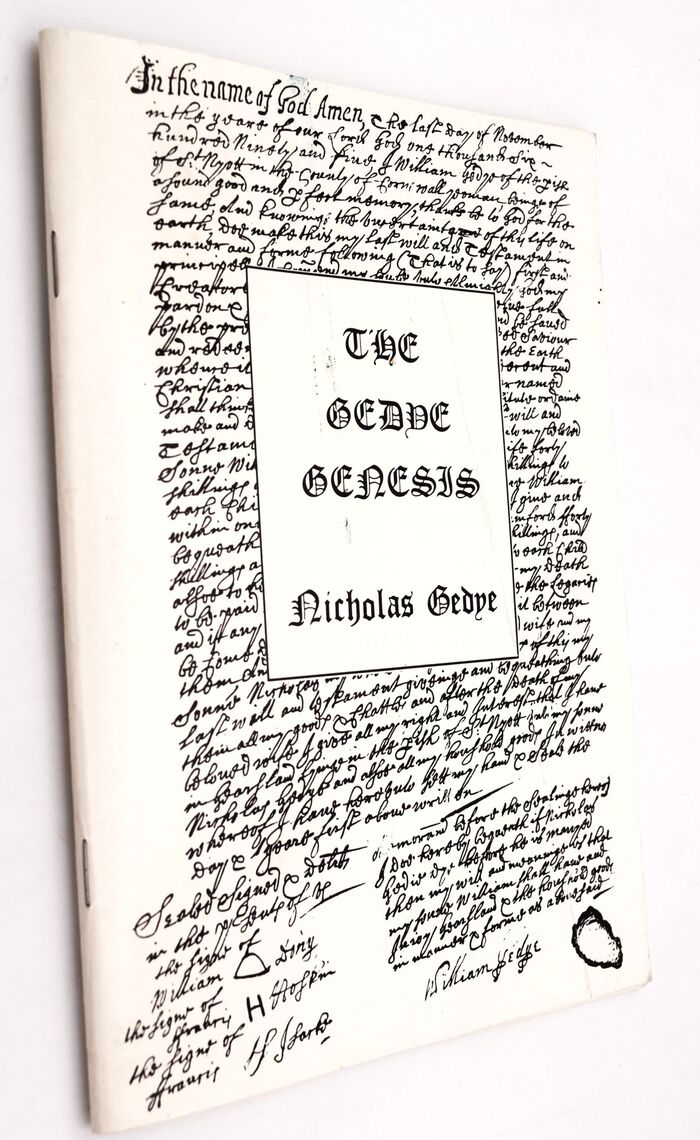 THE GEDYE GENESIS An Account Of The Gedye Family From The Earliest Records To The Beginning Of The Nineteenth Century, With Giddy Connections [SIGNED] Image