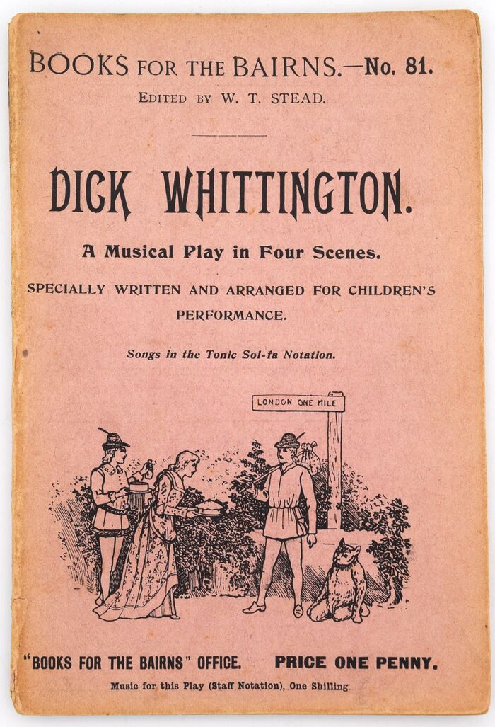 DICK WHITTINGTON A Children's Play In Four Scenes [Books For The Bairns No.81] Image