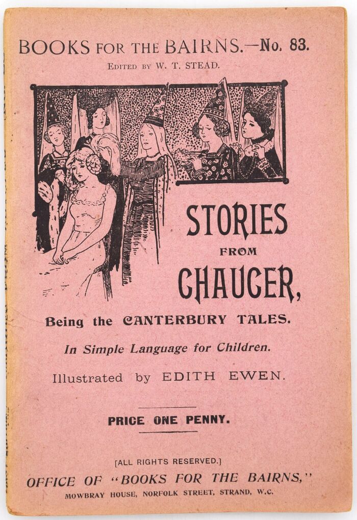 STORIES FROM CHAUCER Being The Canterbury Tales In Simple Language For Children [Books For the Bairns No.83] Image