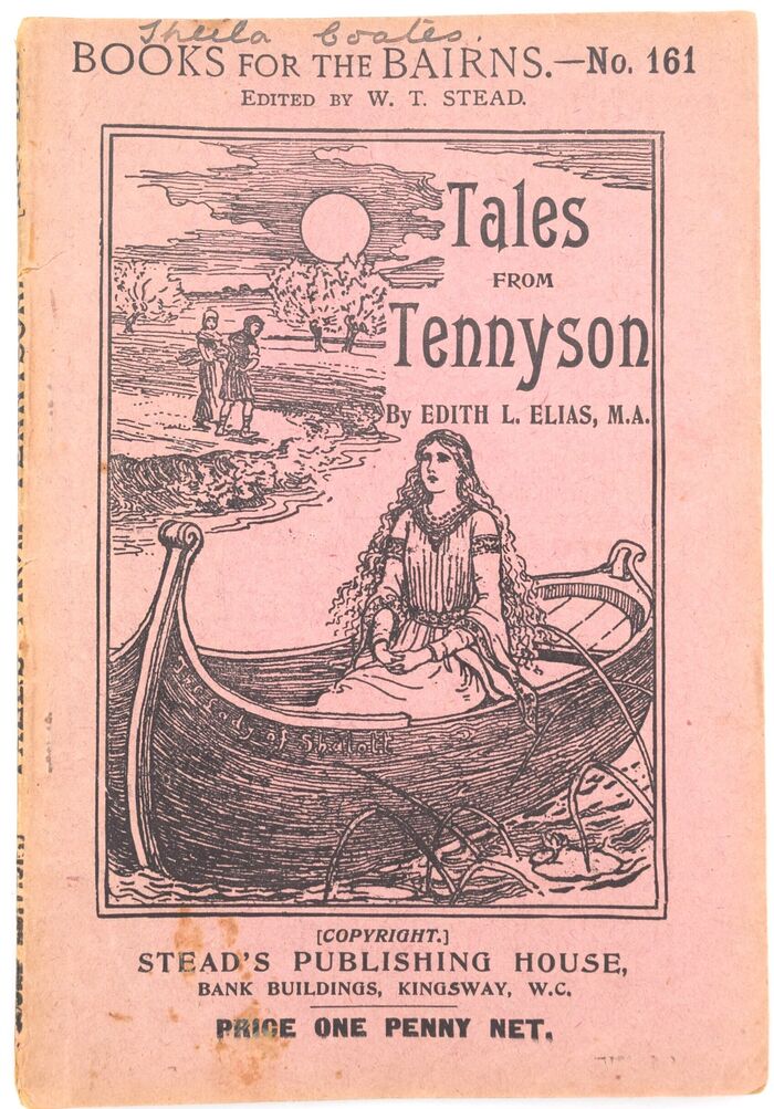 TALES FROM TENNYSON The Lady Of Shalott. The Voyage Of Maeldune; Or Strange Adventures In The Magic Islands [Books For The Bairns No.161] Image