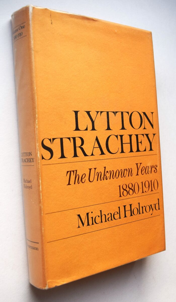 LYTTON STRACHEY A Critical Biography Volume 1 The Unknown Years (1880-1910) [SIGNED] Image
