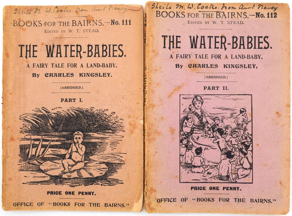 THE WATER-BABIES A Fairy Tale For A Land-Baby Parts I and II [Books For The Bairns Nos.111 and 112] Image