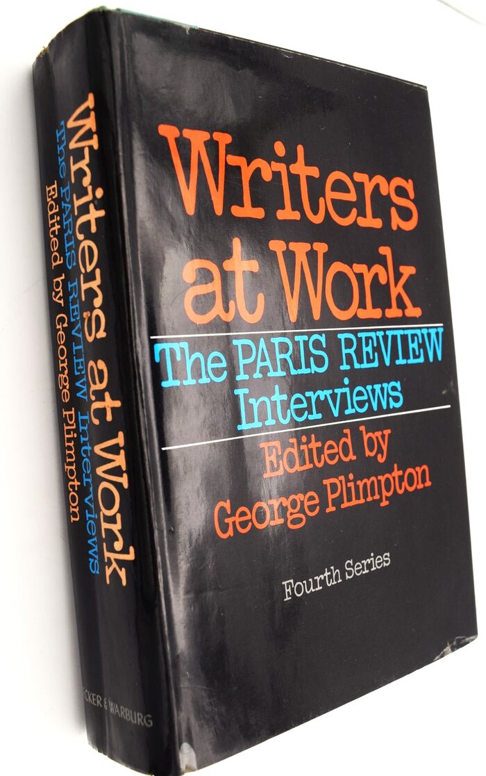 WRITERS AT WORK The Paris Review Interviews Fourth Series Image