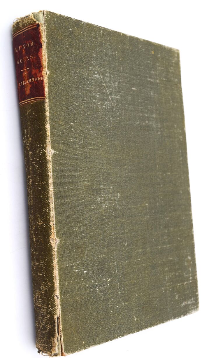 Ungedruckte Anglo-Normannische Geschichtsquellen / Ueber Ostenglische Geschichtsquellen des 12., 13., 14, Jahrhunderts / Über Das Englische Rechtsbuch Leges Henrici Image