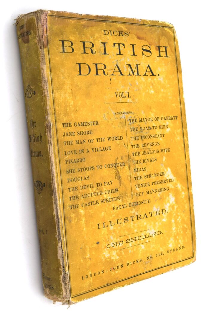 THE BRITISH DRAMA Illustrated Vol. I [Dicks' British Drama] Image