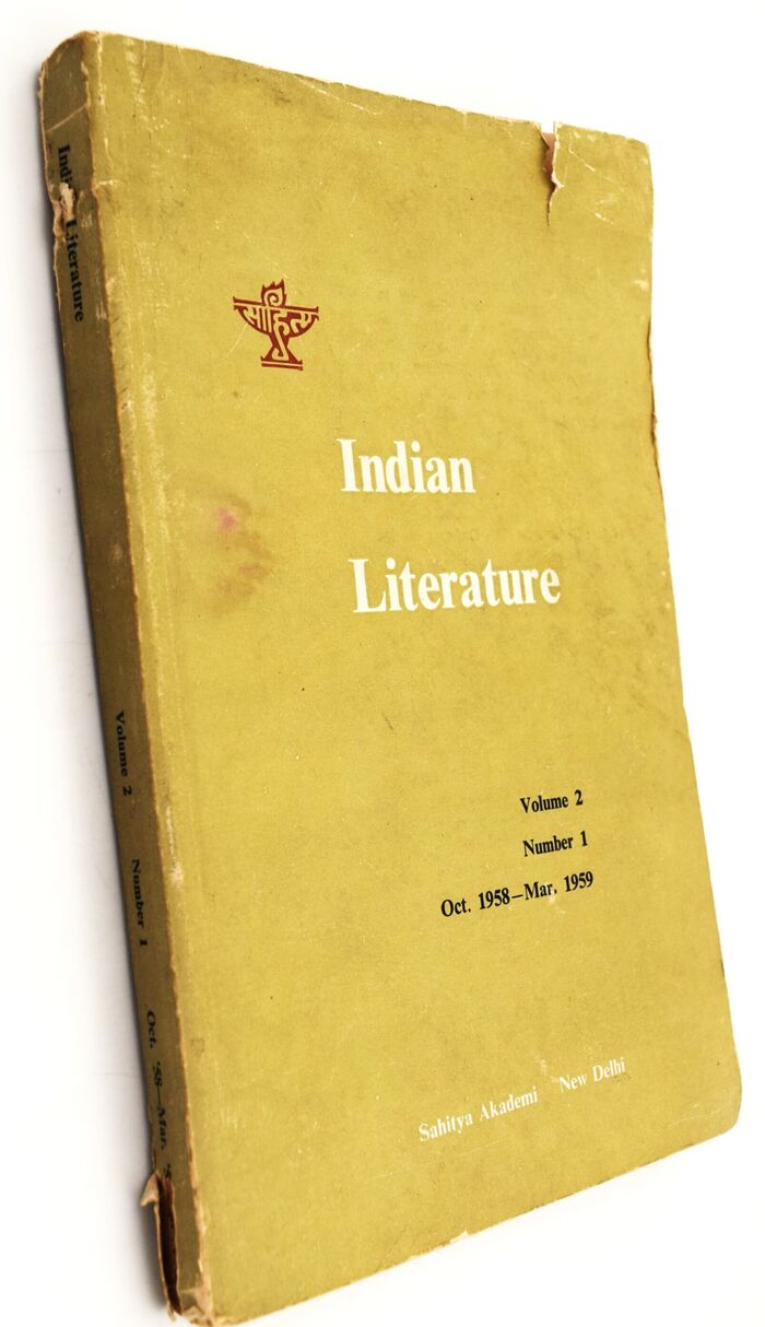 Indian Literature Vol.2 No.1 October 1958 - March 1959 Image