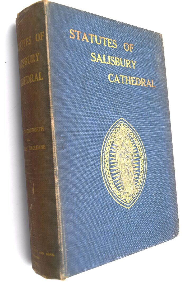 Statutes And Customs Of The Cathedral Church Of The Blessed Virgin Mary Of Salisbury Image