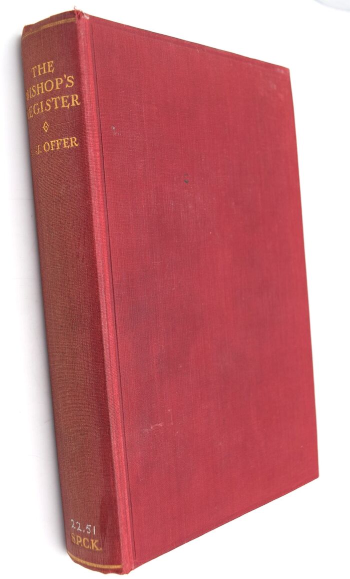 THE BISHOP'S REGISTER  A Translation Of Documents From Medieval Episcopal Registers' Designed To Illustrate Their Contents As Well As Various Phases Of Medieval Episcopal Activity Image