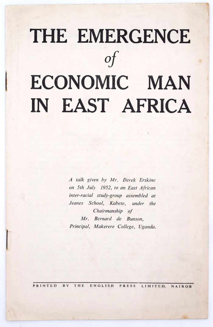 The Emergence Of Economic Man In East Africa Image
