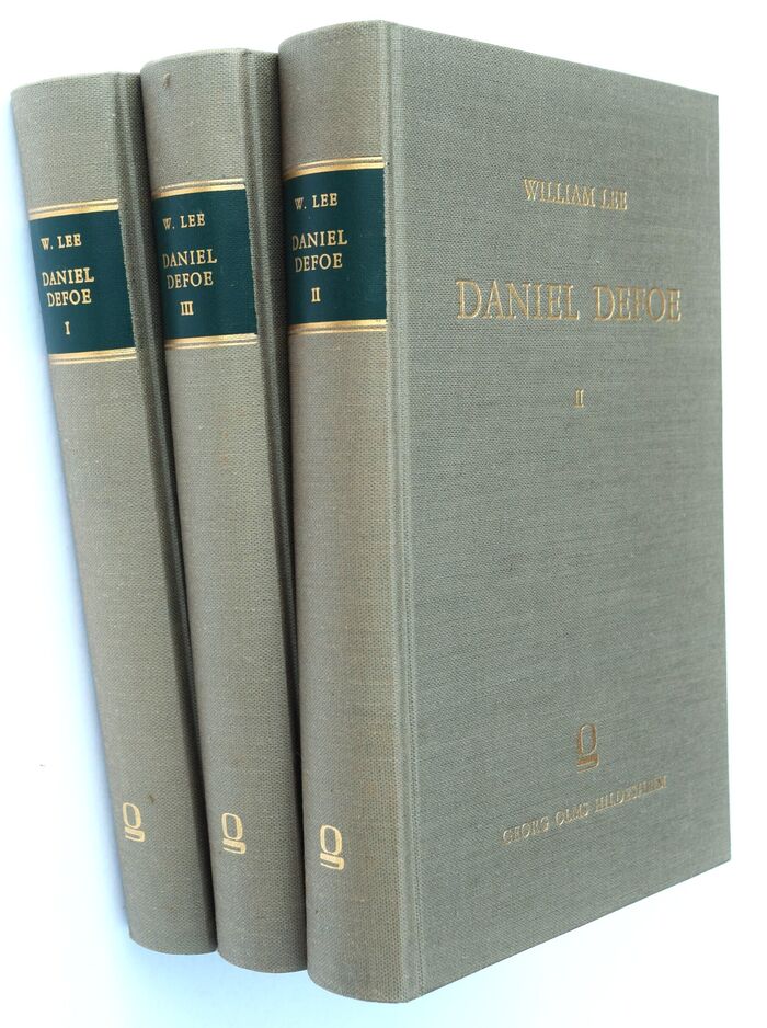 DANIEL DEFOE HIS LIFE AND RECENTLY DISCOVERED WRITINGS Extending From 1716 To 1729 [Complete In Three Volumes] Image