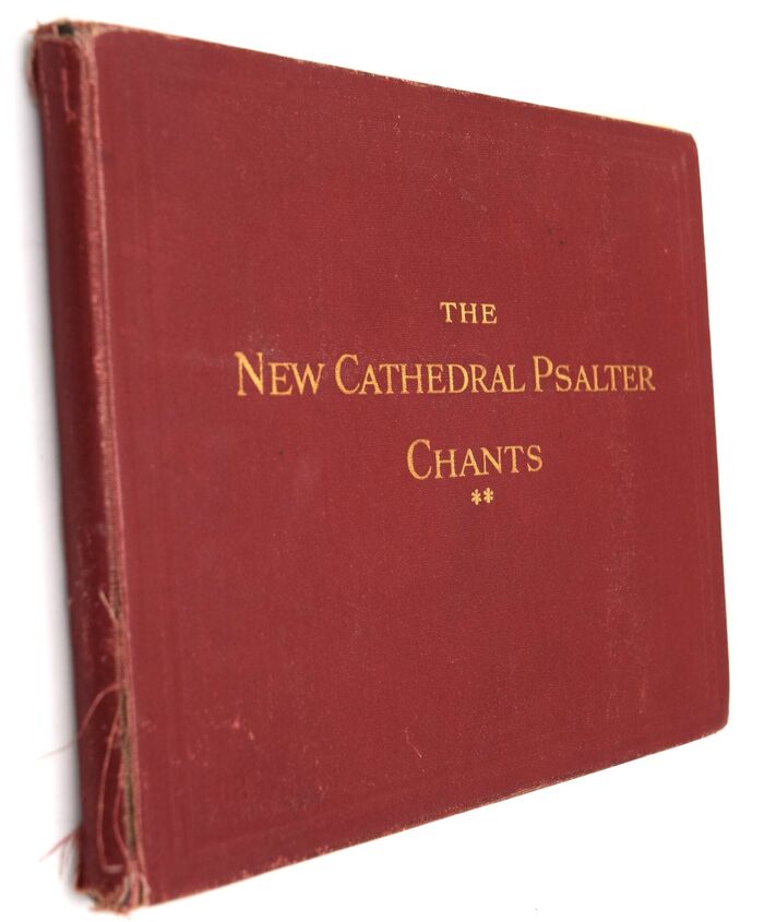 THE NEW CATHEDRAL PSALTER Chants For Parish Church Use Image