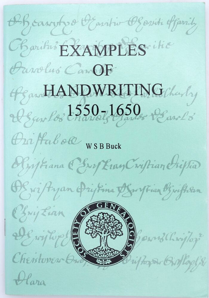 Examples Of Handwriting 1550-1650 Image