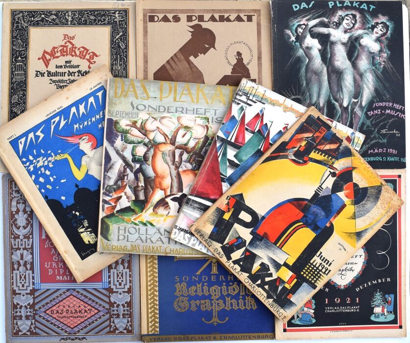Das Plakat [1921 complete in 10 issues] Image