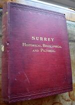 SURREY : Historical Biographical and Pictorial