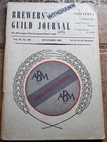 BREWERS' GUILD JOURNAL November1964 Vol.50 No.601
