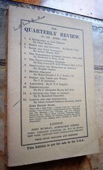 The Quarterly Review No.520 April 1934