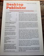 Desktop Publisher volume 3 no.1 January 1988
