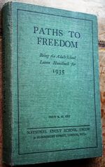 PATHS TO FREEDOM A Scheme Of Study For The Year 1935 For Adult Schools