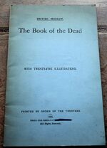 The Book Of The Dead with Twenty-Five Illustrations