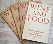 WINE AND FOOD A Gastronomical Quarterly 1947 [4 issues]