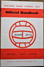 Doncaster Rovers Football Club Official Handbook 1971-72