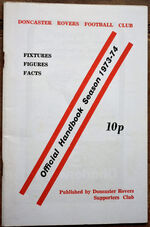 Doncaster Rovers Football Club Official Handbook 1973-74