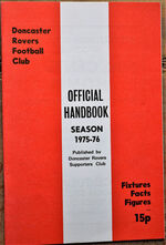 Doncaster Rovers Football Club Official Handbook 1975-76