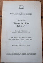 Colour In Wool Fabrics