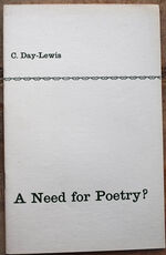 A Need For Poetry?