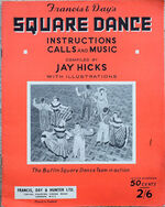 Francis & Day's Square Dance Instructions Calls And Music