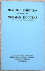 Memorial Exhibition Of Works By Norman Douglas (8th December 1868 - 9th February 1952)
