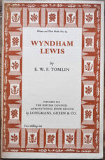 Wyndham Lewis [Writers And Their Work No.64]