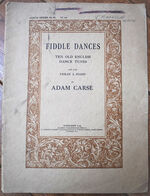FIDDLE DANCES Ten Old English Dance Tunes Set For Violin & Piano
