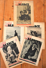 VOIX D'ALSACE La Vie En Alsace Et En Moselle September 1946 - February 1947 (First Five Issues)