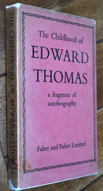 THE CHILDHOOD OF EDWARD THOMAS A Fragment Of Autobiography