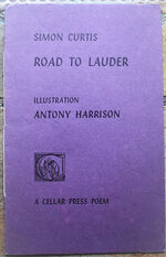 ROAD TO LAUDER  [Cellar Press Poem Eight] [SIGNED]