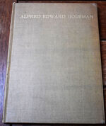 ALFRED EDWARD HOUSMAN Recollections