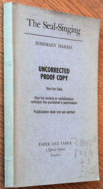 The Seal-Singing [Uncorrected Proof]