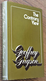 THE CONTRARY VIEW Glimpses Of Fudge And Gold